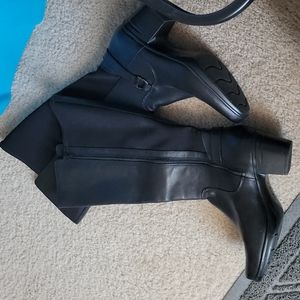 Clark's tall boots extra wide calf. 18.5 inches circumference before stretching.